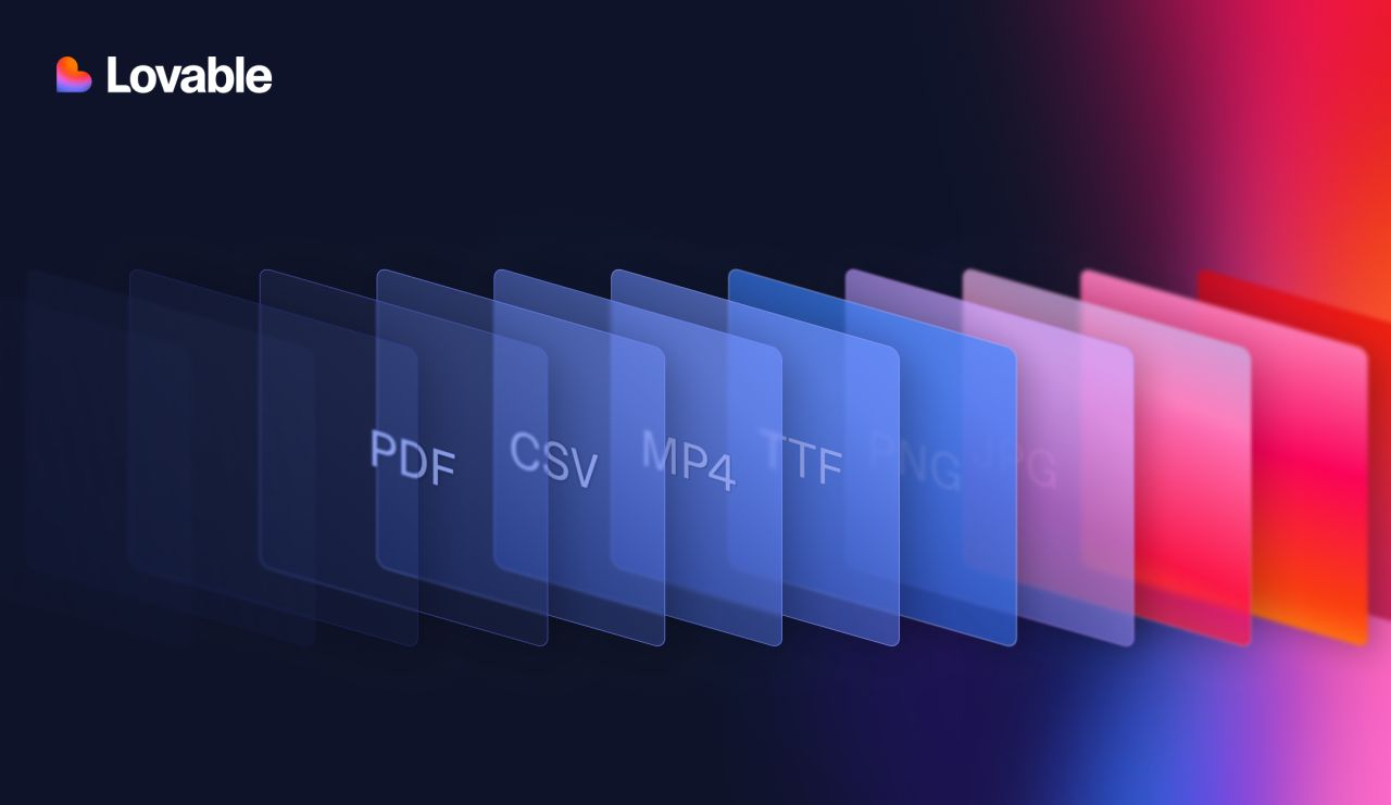 Lovable File Uploads: Turn Files into Apps!