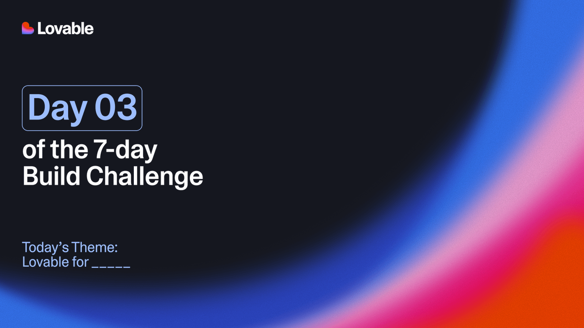 Lovable Build Challenge Day 3: Cloud+AI Spin! - Image 1