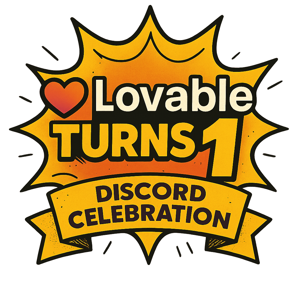 Lovable 1st Anniversary: Build Battles & Prizes!