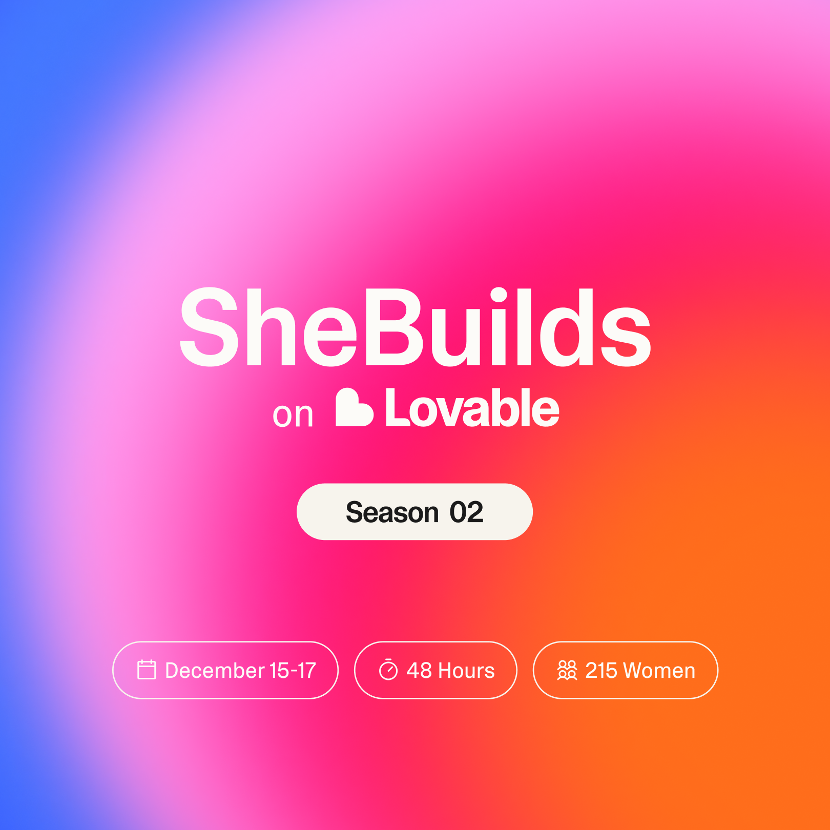 SheBuilds Season 2: Women's Buildathon Apps Open!