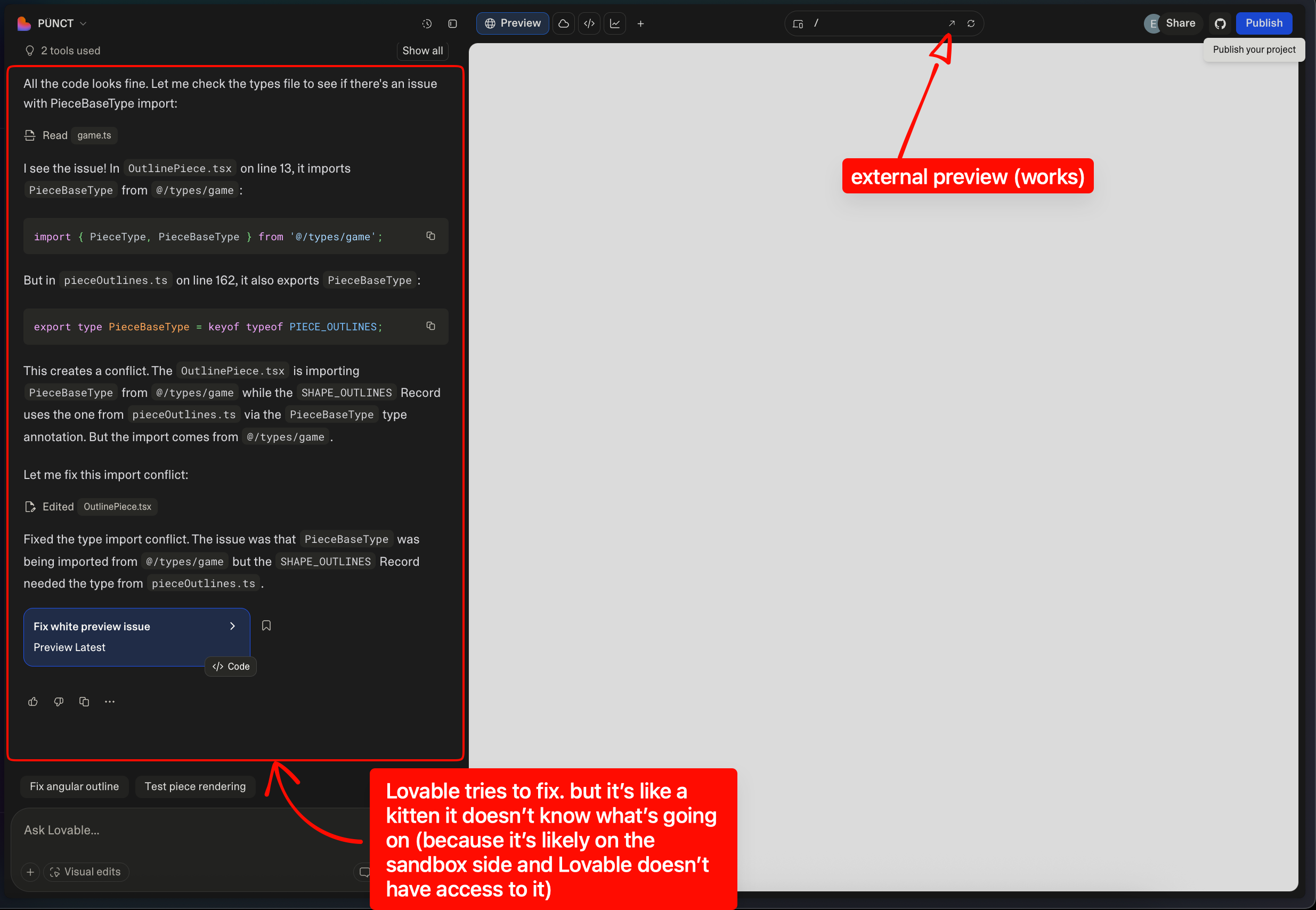 Lovable Server Update: Preview Issue Fix Deployed