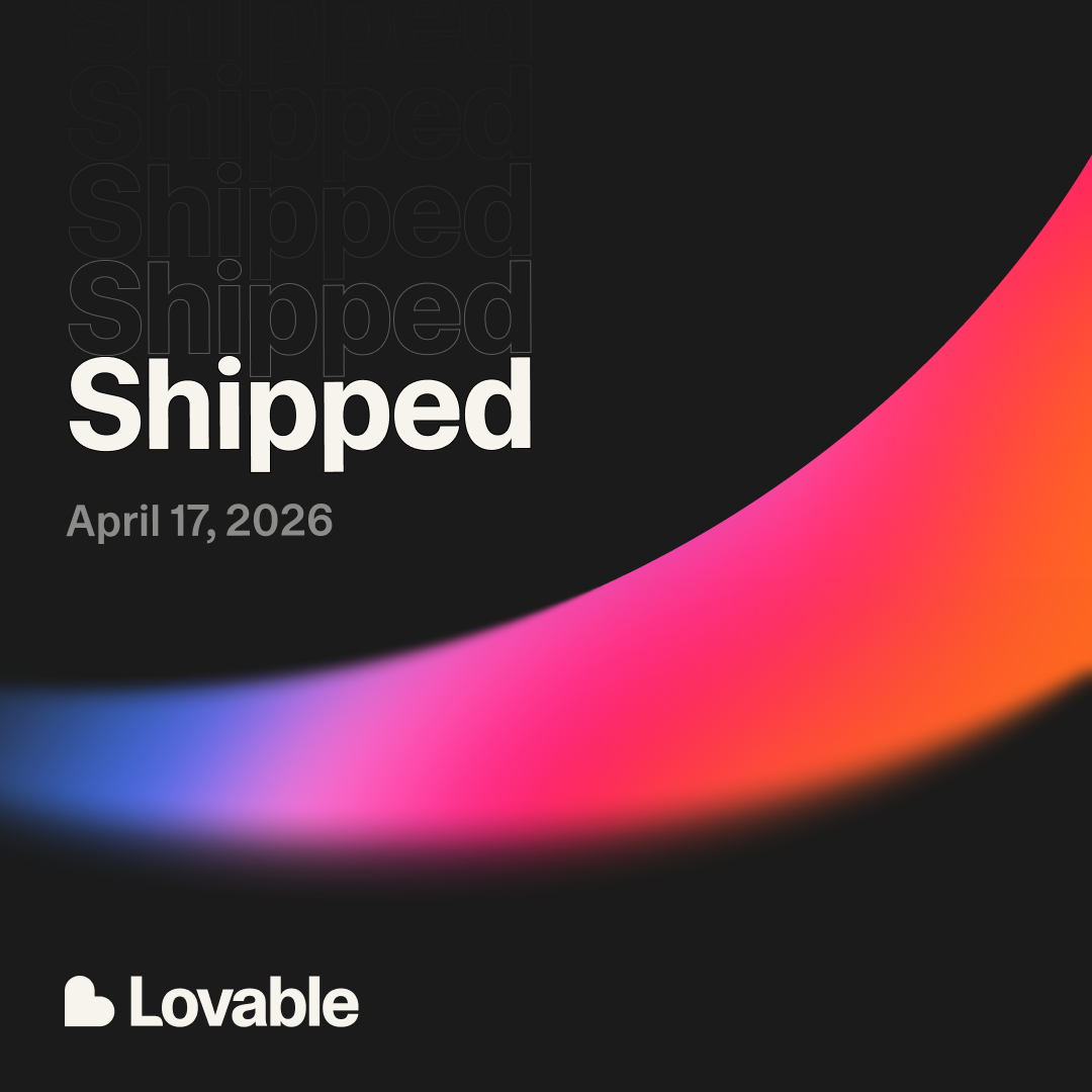 Lovable Update: Desktop App, SSO, Exports