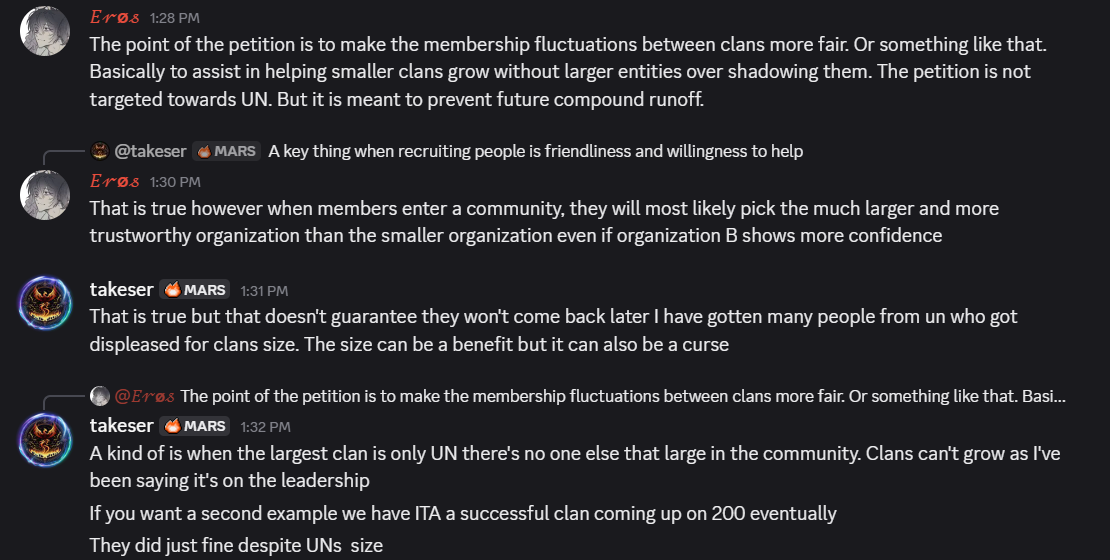 Clan Activity Crisis in MOON Community