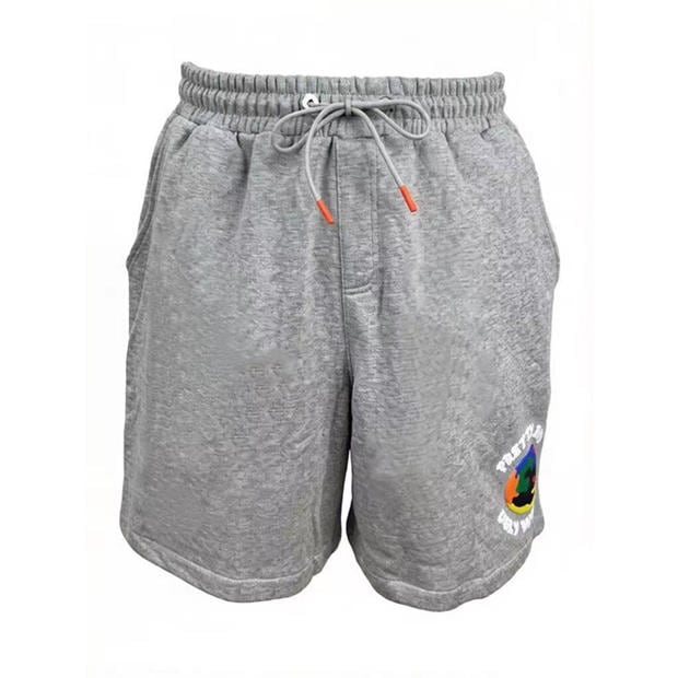 PRETTY BOY UGLY WORLD - Mens Cotton 4 Pockets Fleece Jogger Shorts