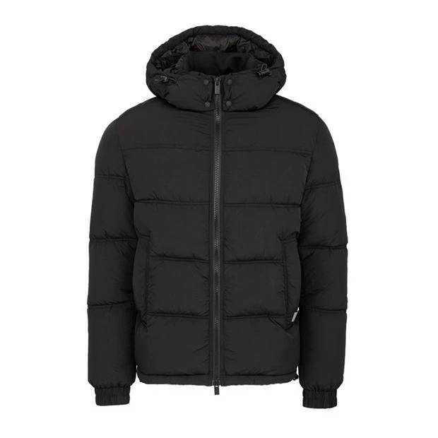 Firetrap - Men's Bubble Water and Wind Resistant Short Puffer Jacket