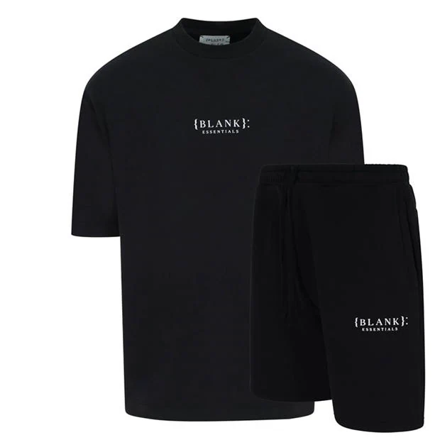 Blank Essentials - Blank Puff Print T-shirt Short Set