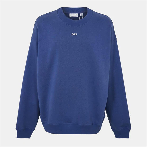 Off White - Men's Skate Contemporary Fit Crew Sweatshirt