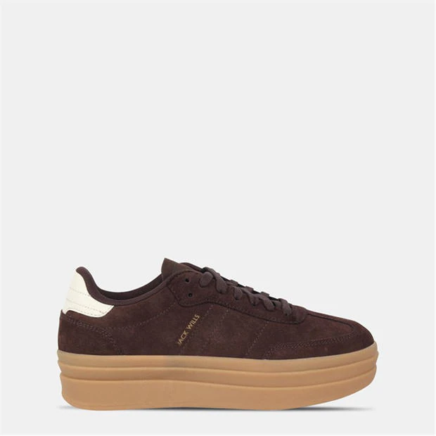 Jack Wills - Women's Suede Low-Top Trainers