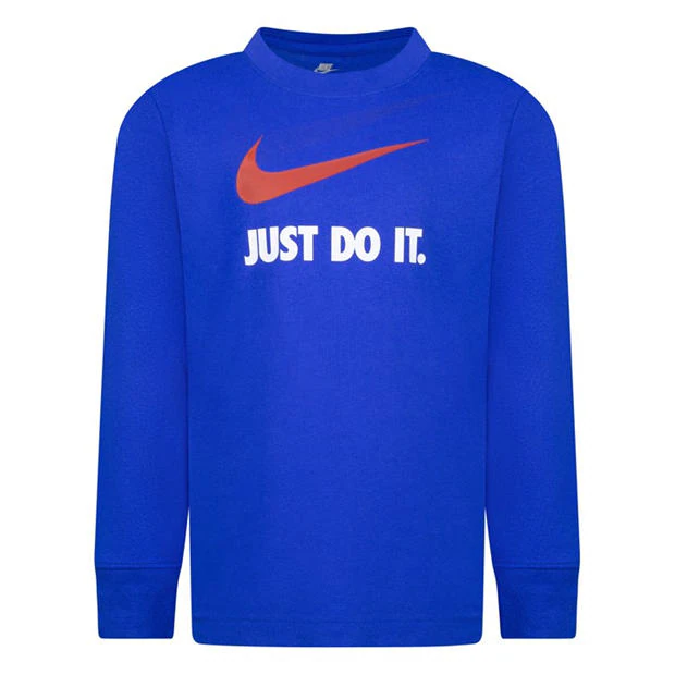 Nike - Kids' Swoosh Just Do It Long Sleeve T-Shirt