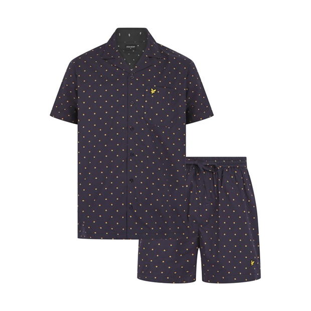 Lyle and Scott - Men's Polka Dot Pyjama Short-Sleeve Top