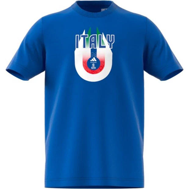 adidas - Kids' Italy Tee Crew Neck T-Shirt