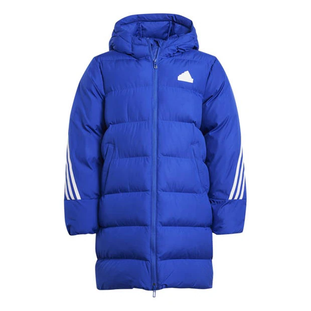 adidas - Kids' Future Icons Hooded Long Sleeve Puffer Jacket