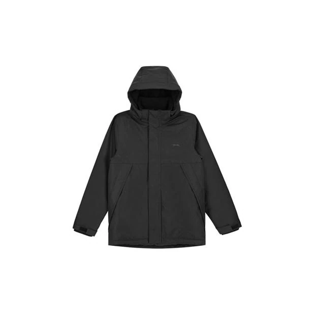 Slazenger - Kids'  Weather Water Resistant Hooded Puffer Jacket