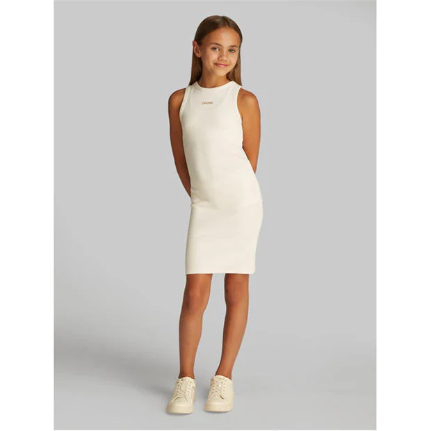 Calvin Klein Jeans - RIB SLEEVELESS DRESS