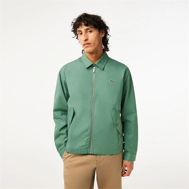 Lacoste - Men's Gabardine Zipped Bomber Jacket