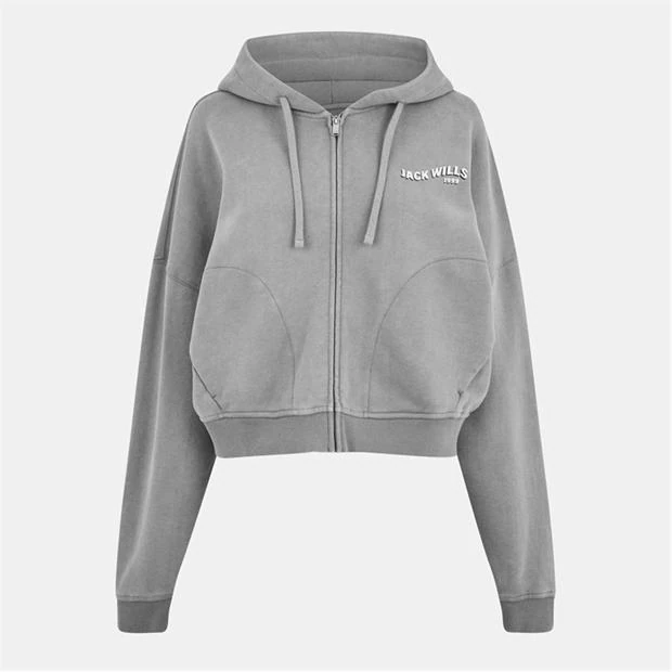 Jack Wills - Women's JW Washed Zip Hoodie