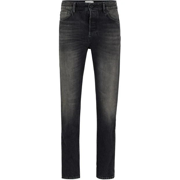 Boss - Men's Tapered Fit Straight Leg Jeans
