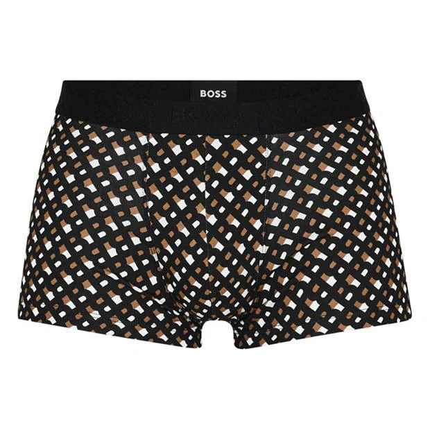 Boss - Men's Soft Fabric Logo Detail Trunks