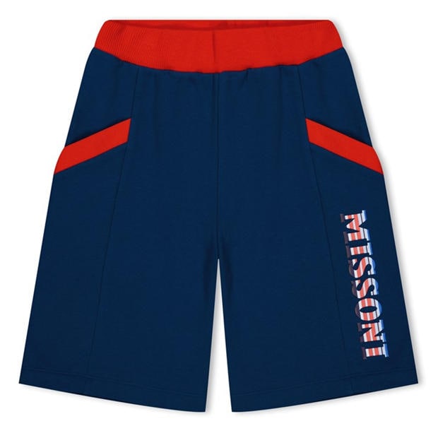 MISSONI - Kids' Fleece Relaxed Fit Jogger Shorts