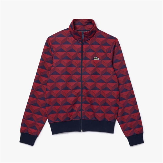 Lacoste - Robert George Jacquard Motif Zipped Sweatshirt