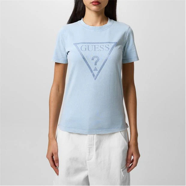 Guess - Women's Vintage Stones Regular Fit T-Shirt