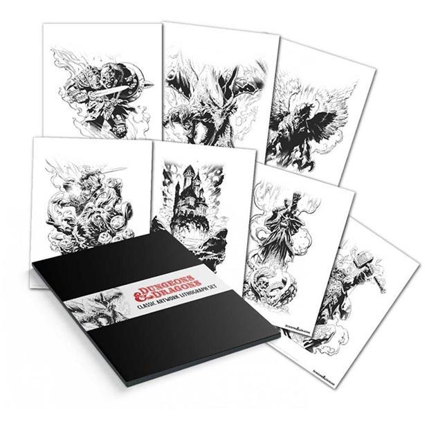 Fanattik - Dungeons and Dragons Lithograph Set