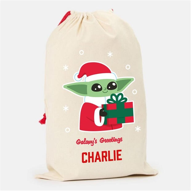 The Spirit Of Christmas - Personalised Christmas Disney Character Sack