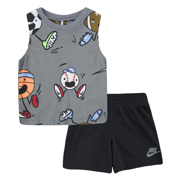 Nike - Unisex Kids' Muscle Set Top and Trouser Pyjama