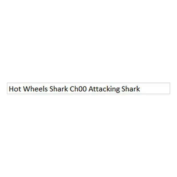 Hot Wheels - Hot Wheels Shark Ch00