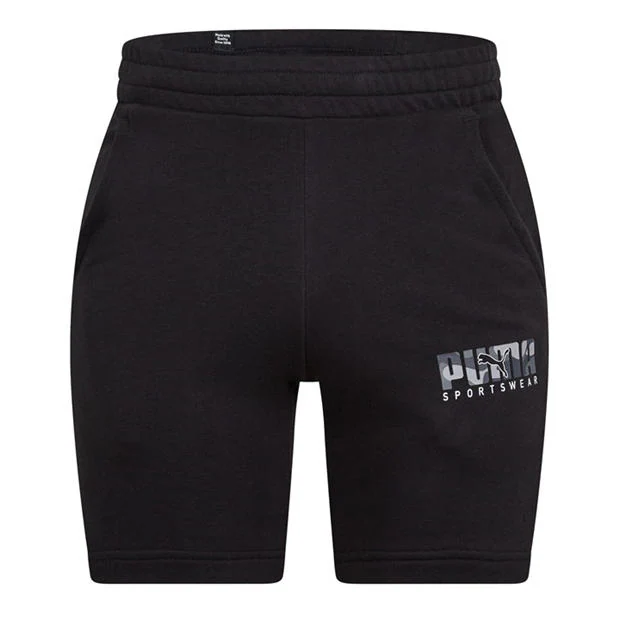 Puma - Men's Key Camo Graphic Fleece Jogger Shorts
