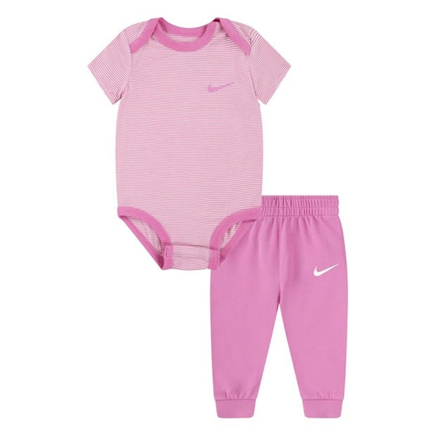 Nike - Unisex Kids' 2 Piece Striped Short Sleeve Pyjama Set