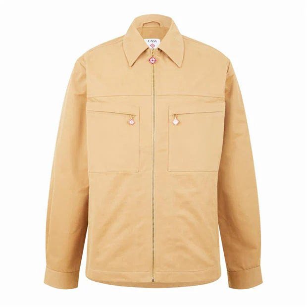 CASABLANCA - Men's Work Zipped Harrington Jacket