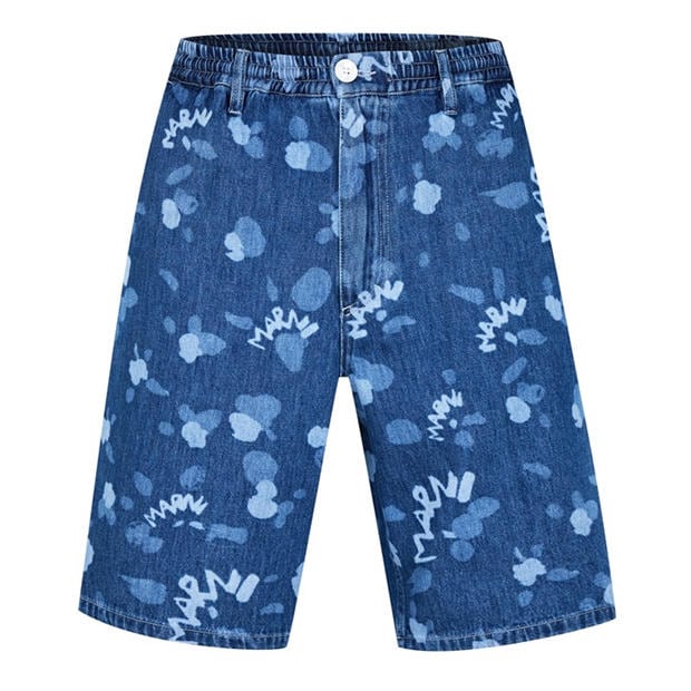 MARNI - Dripping Lightweight Denim Shorts