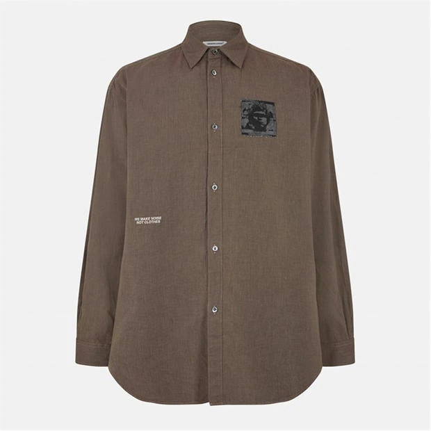 UNDERCOVER - Men's Patterned Long Sleeve Shirt