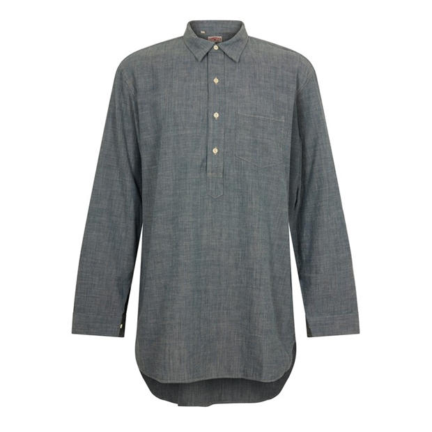 Levis - Men's Sunst Chambray Long Sleeve Plain Shirt