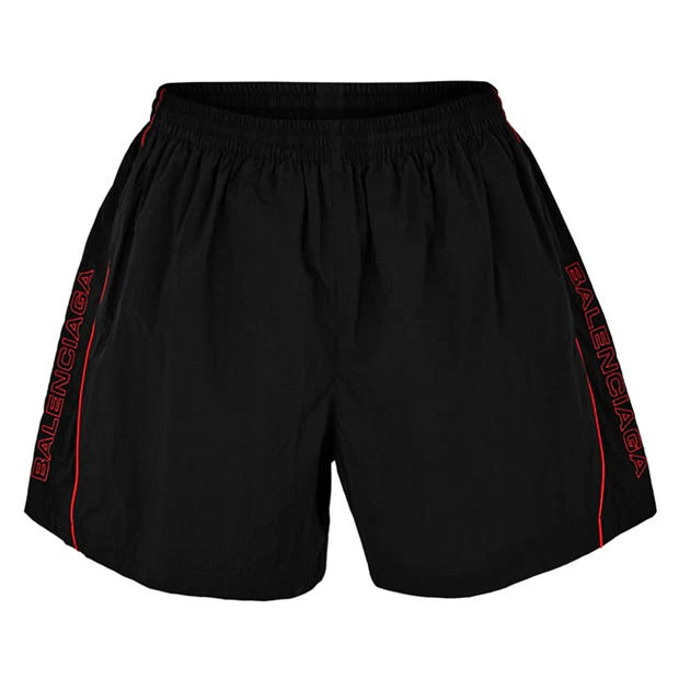 BALENCIAGA - Embroidered Track Shorts