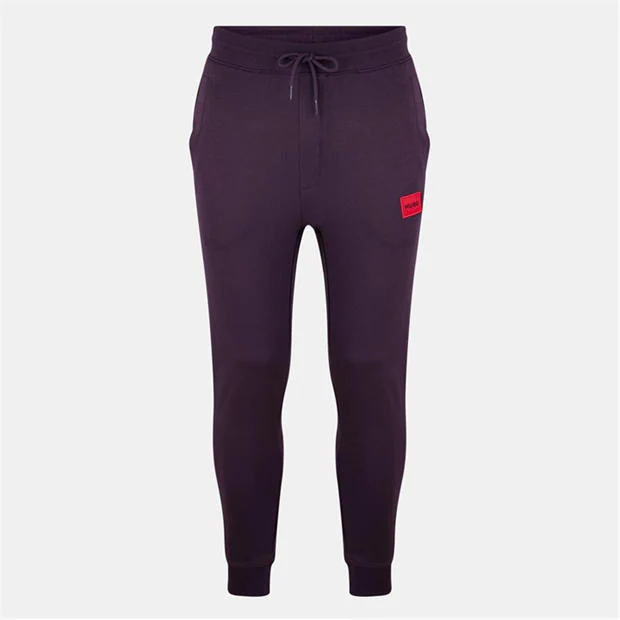 Hugo - Mens HUGO Doak Closed Hem Jogging Bottoms with Logo Detail