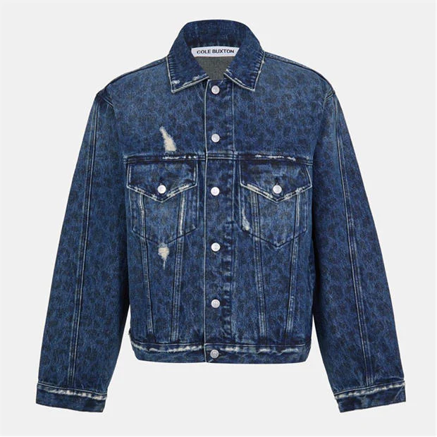 COLE BUXTON - Men's Junior Print Denim Jacket