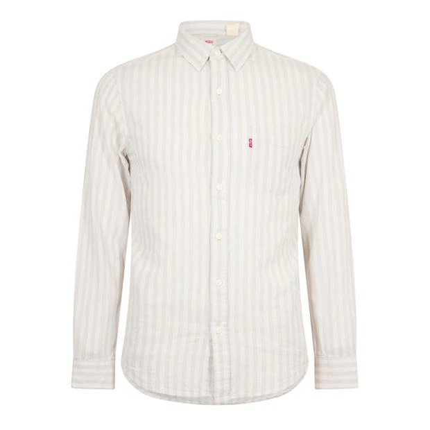 Levis - Men's Classic Pocket Long Sleeve Plain Shirt