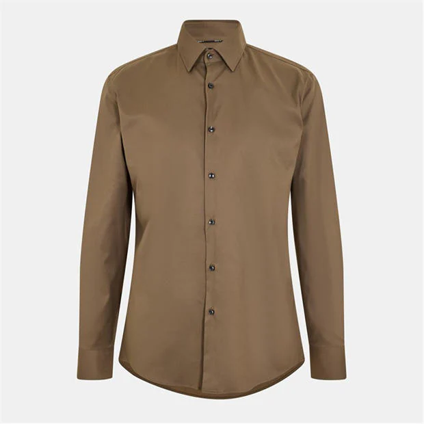 Boss - Men's P Hank Kent Long Sleeve Oxford Shirt