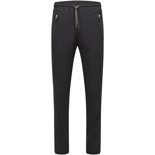 Boss - Men's Hwoven Black Closed Hem Woven Tracksuit Joggers
