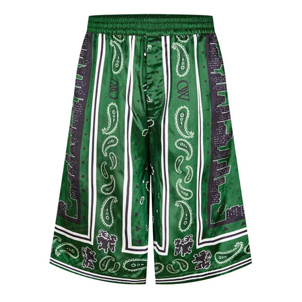 OFF WHITE - Men's Bandana Relaxed Fit Chino Shorts