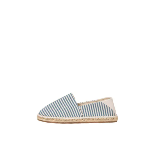 Jack and Jones - Men's Canvas Stripe Espadrille Court Trainers