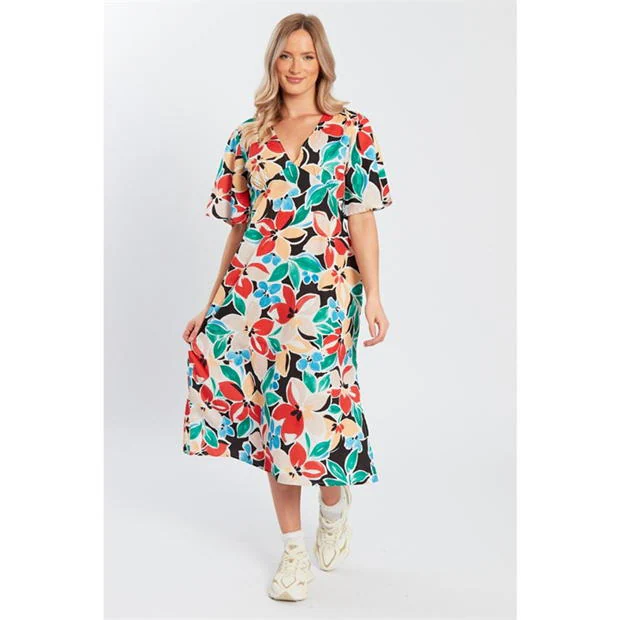 Influence - Women's V-Neck Maxi Dress