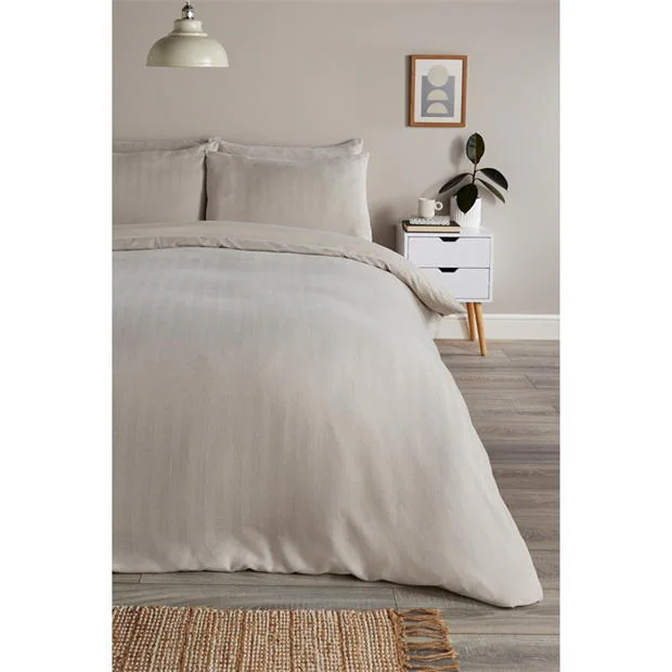 Homelife - Herringbone Soft Touch Duvet Cover Sets