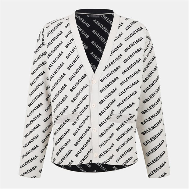 BALENCIAGA - Mini Allover Logo Cardigan