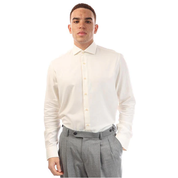 Boss - Men's H Joe Spread Long Sleeve Oxford Shirt