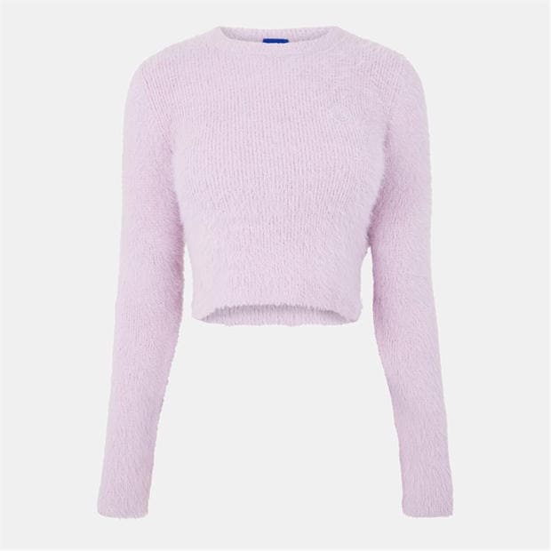 Hugo - Women's Blue Fine Knit Crew Neck Jumper