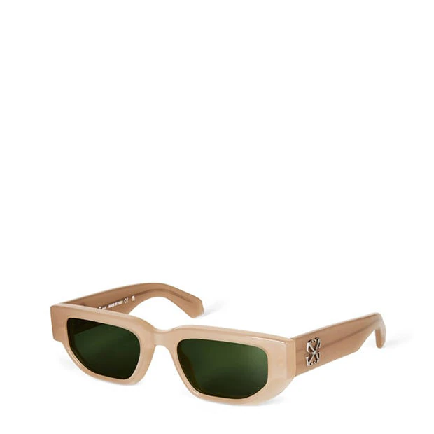 OFF WHITE - Greeley 53 UV Protection Rectangle Sunglasses