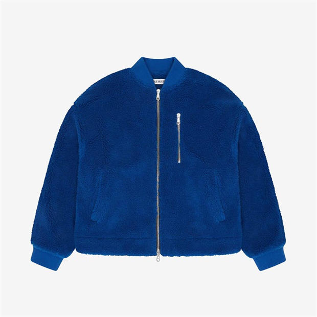 COLE BUXTON - Men's Wool Long Sleeve Bomber Jacket